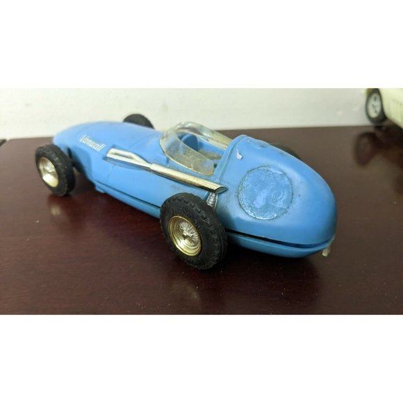Vintage 1/32 VANWALL MM / C55 SCALEXTRIC Tri-ang SLOT CAR Blue Lotus - Picture 4 of 10